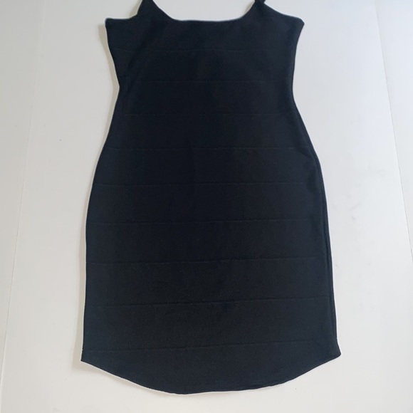 💵Missguided Black Bandage Stretchy Mini Dress in Size 4 - Picture 8 of 10